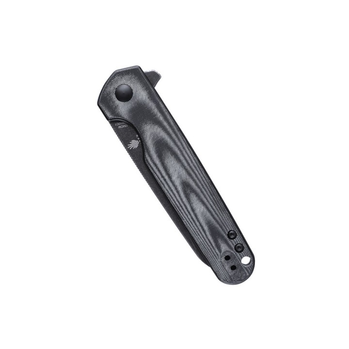 Couteau Kizer LP Black Manche Micarta Lame Acier 154CM IKBS Linerlock Clip KIV3610C1 - Livraison Gratuite