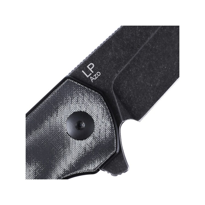 Couteau Kizer LP Black Manche Micarta Lame Acier 154CM IKBS Linerlock Clip KIV3610C1 - Livraison Gratuite