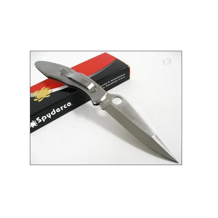 Couteau SPYDERCO Stainless Steel POLICE Plain Edge SC7P