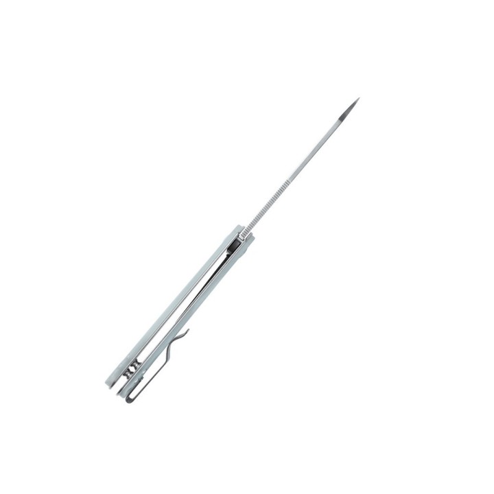 Couteau Kizer LP Transparent Manche G10 Lame Acier 154CM IKBS Linerlock Clip KIV3610C2 - Livraison Gratuite