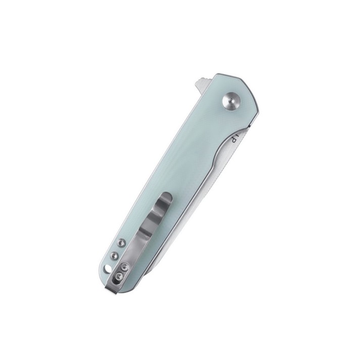 Couteau Kizer LP Transparent Manche G10 Lame Acier 154CM IKBS Linerlock Clip KIV3610C2 - Livraison Gratuite