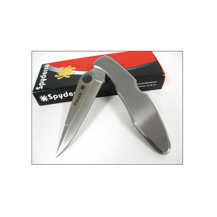 Couteau SPYDERCO Stainless Steel POLICE Plain Edge SC7P