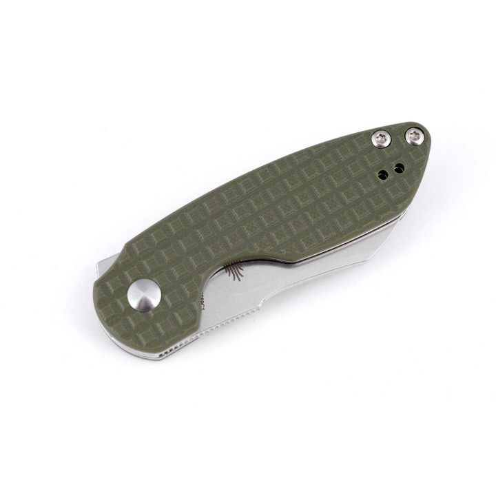 Couteau Kizer October Mini Green Lame Acier 154CM Manche G10 IKBS Linerlock Clip KIV2569C1 - Livraison Gratuite