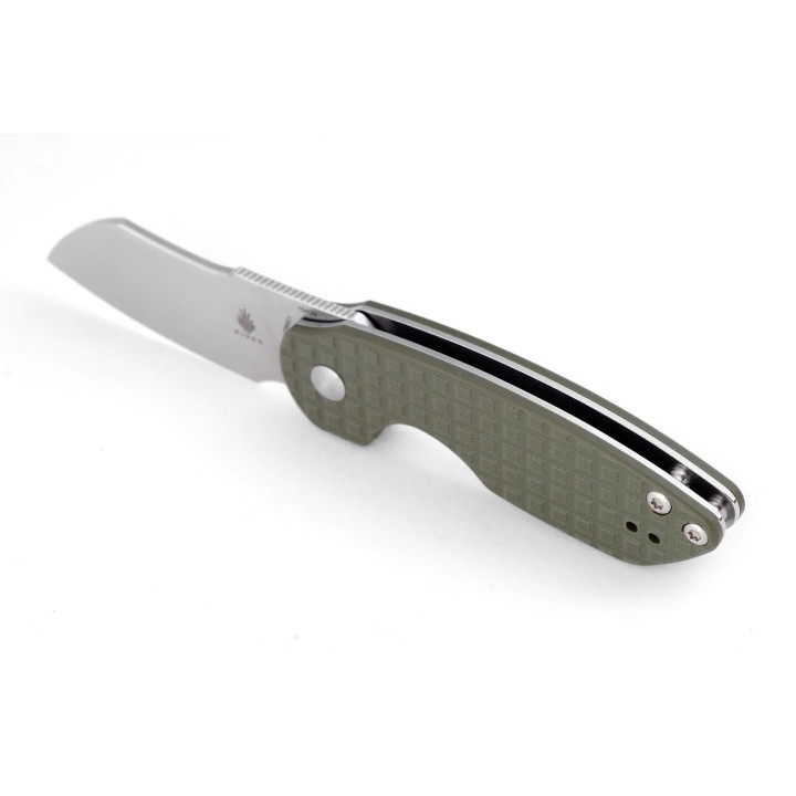 Couteau Kizer October Mini Green Lame Acier 154CM Manche G10 IKBS Linerlock Clip KIV2569C1 - Livraison Gratuite