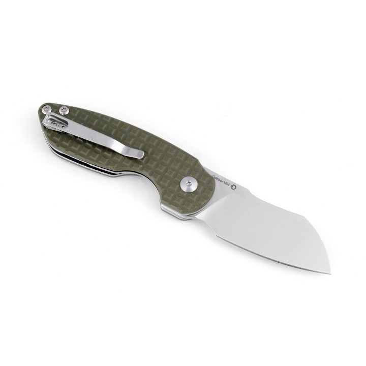 Couteau Kizer October Mini Green Lame Acier 154CM Manche G10 IKBS Linerlock Clip KIV2569C1 - Livraison Gratuite