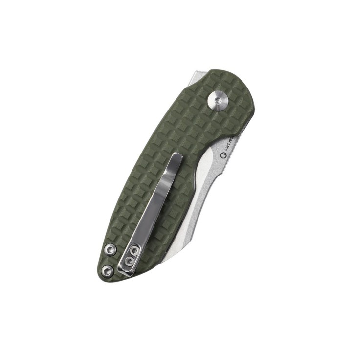 Couteau Kizer October Mini Green Lame Acier 154CM Manche G10 IKBS Linerlock Clip KIV2569C1 - Livraison Gratuite