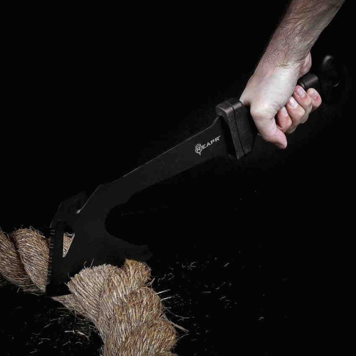 Hache Reapr Meridius Battle Axe Lame Acier 420 Manche Nylon Etui Nylon SHF11020 - Livraison Gratuite