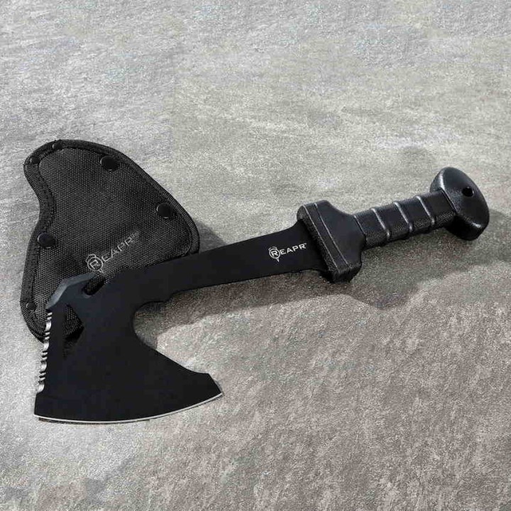 Hache Reapr Meridius Battle Axe Lame Acier 420 Manche Nylon Etui Nylon SHF11020 - Livraison Gratuite