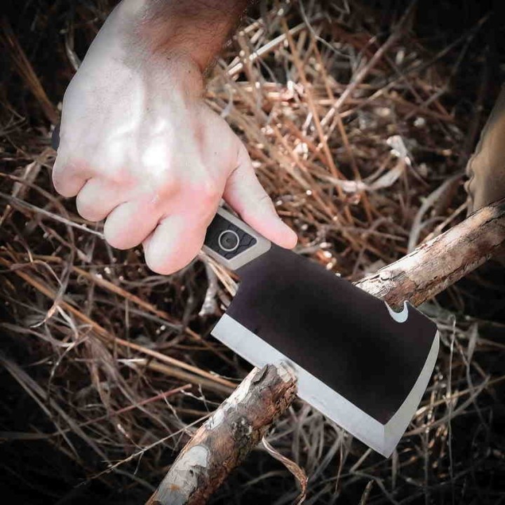 Couperet Reapr Versa CLEAVER Lame Acier 420 Manche TPR Etui Nylon SHF11016 - Livraison Gratuite