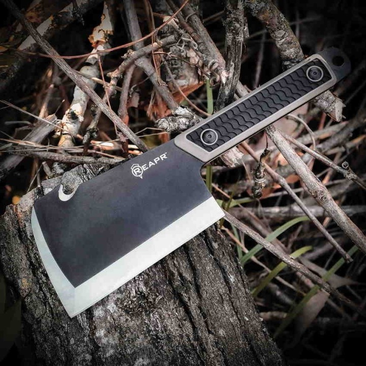 Couperet Reapr Versa CLEAVER Lame Acier 420 Manche TPR Etui Nylon SHF11016 - Livraison Gratuite