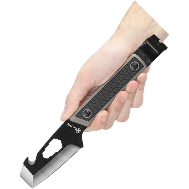 Couteau Pied De Biche Reapr Versa Tac Pry Bar Lame Acier 420 Etui Nylon SHF11015 - Livraison Gratuite