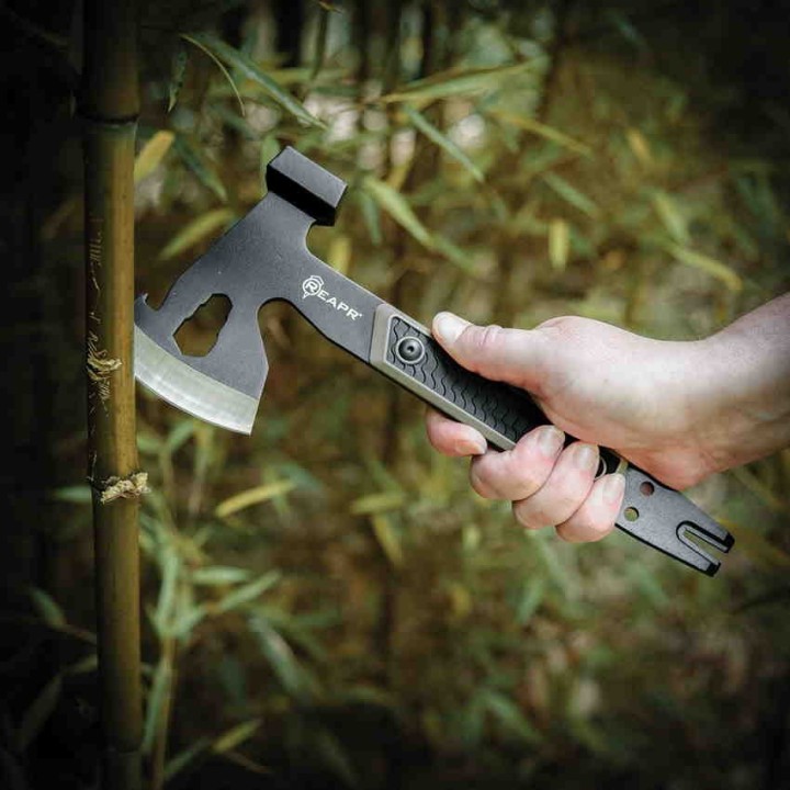 Hache Reapr Versa Camp Axe Lame Acier 420 Manche TPR Etui Nylon SHF11014 - Livraison Gratuite
