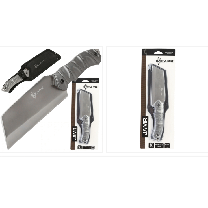 Couteau Reapr Jamr Cleaver Lame Acier 420 Manche Aluminium Etui Nylon SHF11012 - Livraison Gratuite