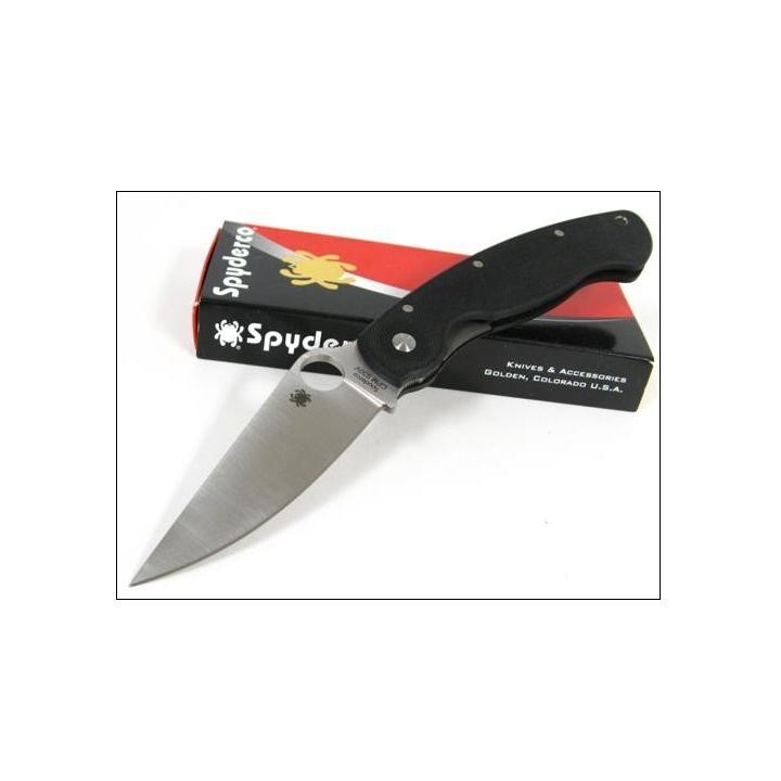 Couteau SPYDERCO Military Model PLAIN EDGE SC36GPE S30V