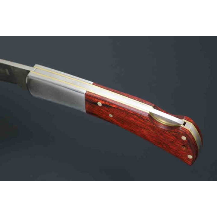 Couteau Kanetsune KAICO-TOU Lame Acier AUS-8 Manche Bois Lockback Made Japan KB509 - Livraison Gratuite