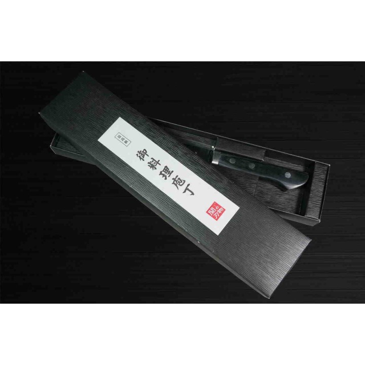 Couteaude Cuisine Kanetsune Kengata Kitchen Lame Acier VG1/SUS-410 Manche Bois Made Japan KC945 - Livraison Gratuite