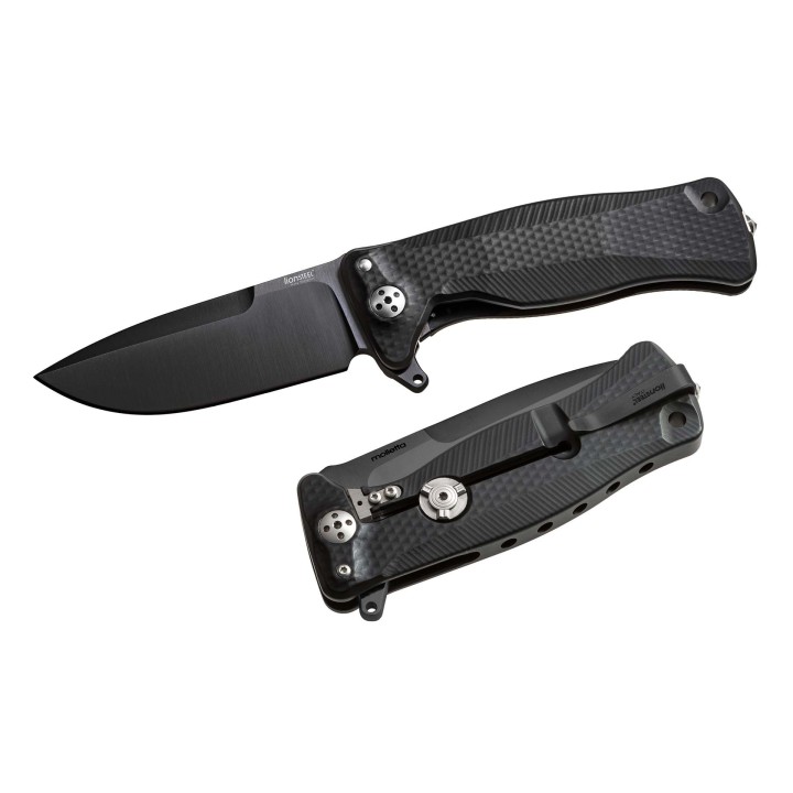 Couteau Lion Steel SR11 A BB Lame Acier Sleipner Manche Aluminium Frame Lock Made Italy LSTSR11ABB - Livraison Gratuite
