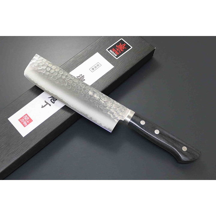 Couteau de Cuisine Kanetsune Usubagata Lame Acier VG1/SUS-410 Manche Bois Made Japan KC946 - Livraison Gratuite