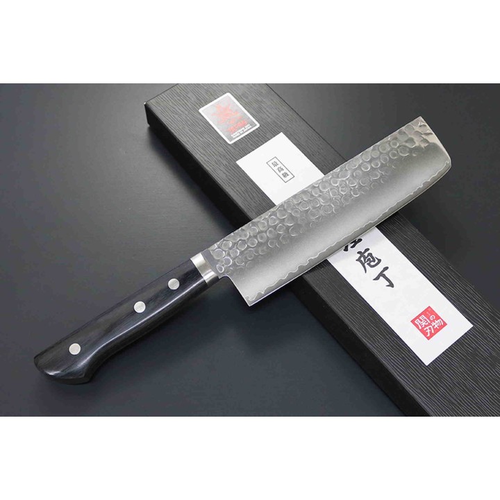 Couteau de Cuisine Kanetsune Usubagata Lame Acier VG1/SUS-410 Manche Bois Made Japan KC946 - Livraison Gratuite