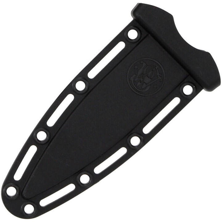 Couteau de Botte Smith&Wesson Boot Lame Acier 8Cr13MoV Manche TPE Etui Nylon SW1160816 - Livraison Gratuite