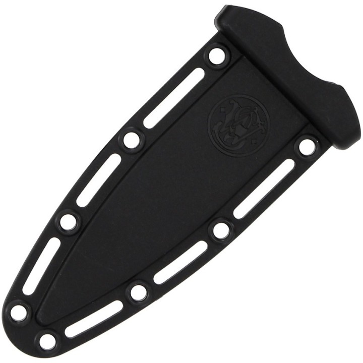Couteau de Botte Smith&Wesson Boot Lame Acier 8Cr13MoV Manche TPE Etui Nylon SW1160816 - Livraison Gratuite