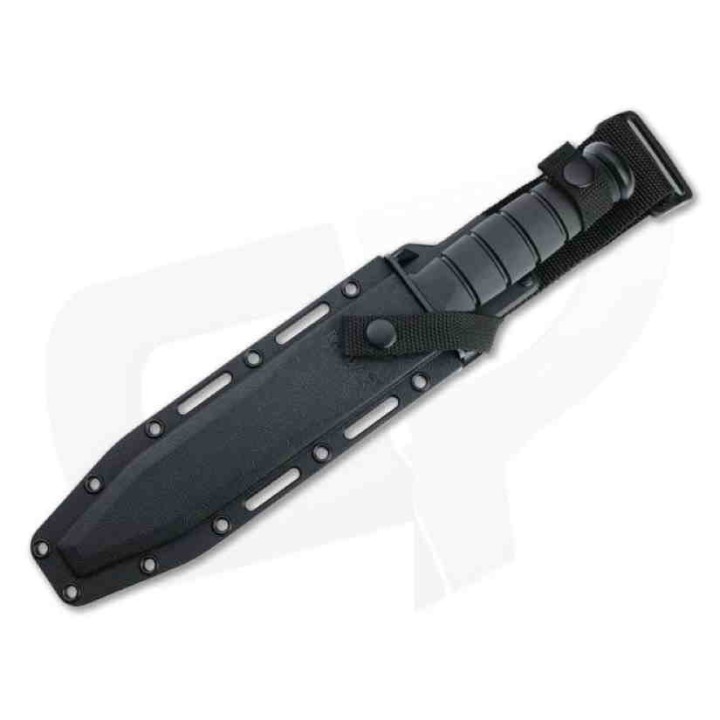 Couteau Ka-Bar Fighter Straight Lame Acier Carbone 1095 Manche Kraton Etui Nylon Made USA KA1269 - Livraison Gratuite