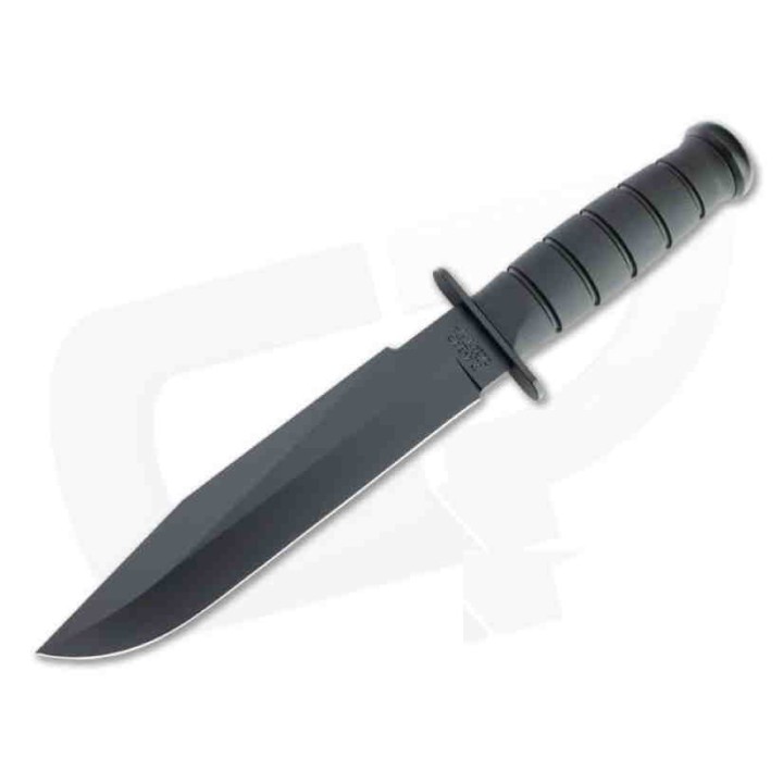 Couteau Ka-Bar Fighter Straight Lame Acier Carbone 1095 Manche Kraton Etui Nylon Made USA KA1269 - Livraison Gratuite