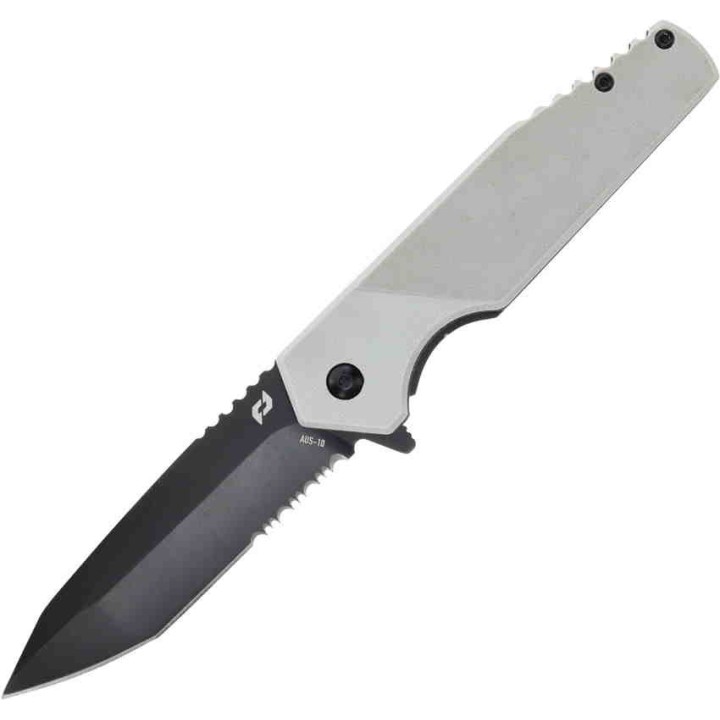 Couteau Schrade Shudder A/O Lame Tanto AUS-10 Manche G10 Linerlock Clip SCH1159289 - Livraison Gratuite