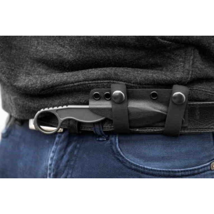 Couteau Flagrant Beard Havoc River Wash Lame Acier Carbone 1095 Etui Kydex USA FBFHAV01 - Livraison Gratuite