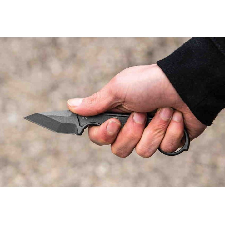 Couteau Flagrant Beard Havoc River Wash Lame Acier Carbone 1095 Etui Kydex USA FBFHAV01 - Livraison Gratuite