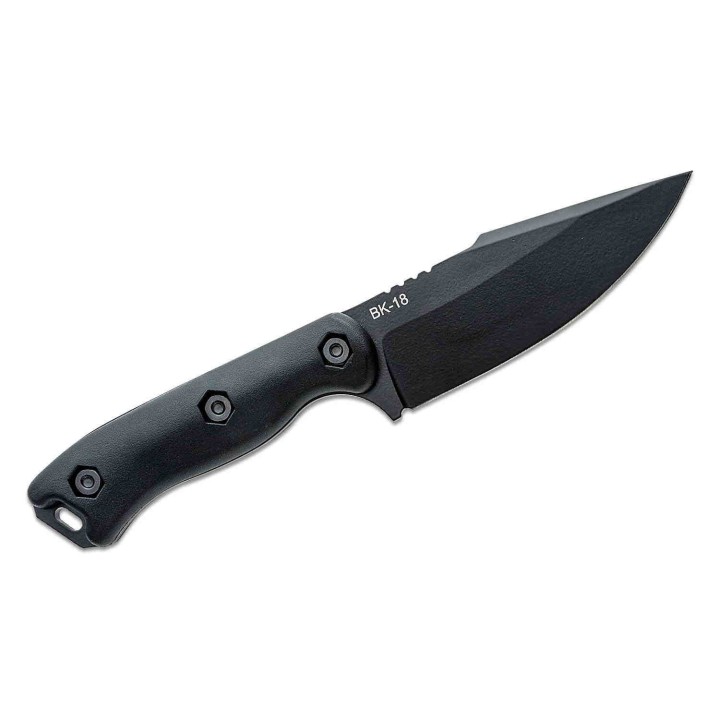 Couteau KA-BAR Becker Black Harpoon Lame Acier Carbone 1095 Manche Zytel Etui Polymère USA BKR18BK - Livraison Gratuite