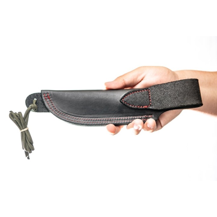 Couteau TOPS Camp Creek Fire Edition Lame Acier CPM S35VN Manche Red/Black G10 Etui Cuir USA TPCPCKFE01 - Livraison Gratuite