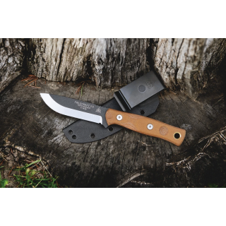 Couteau de Survie TOPS Fieldcraft 3.5 Lame Acier Carbone 1095 Manche Micarta Etui Made USA TPMBROS01SF - Livraison Gratuite 