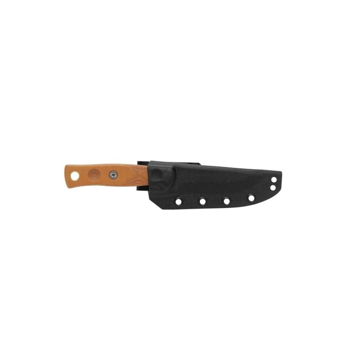 Couteau de Survie TOPS Fieldcraft 3.5 Lame Acier Carbone 1095 Manche Tan Etui Kydex Made USA TPMBROS01 - Livraison Gratuite