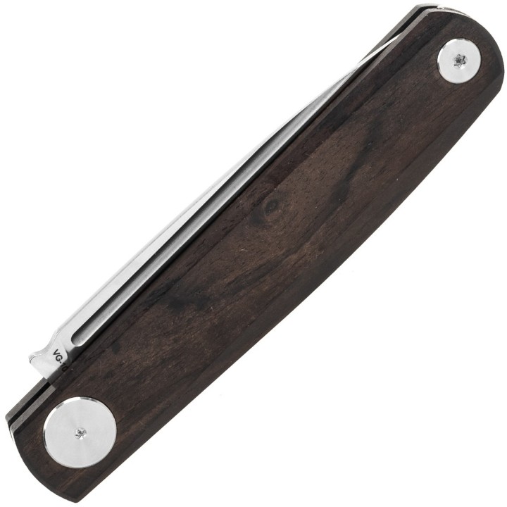Couteau Real Steel Gslip Ebony Lame Acier VG10 Manche Ebène RS7841E - Livraison Gratuite