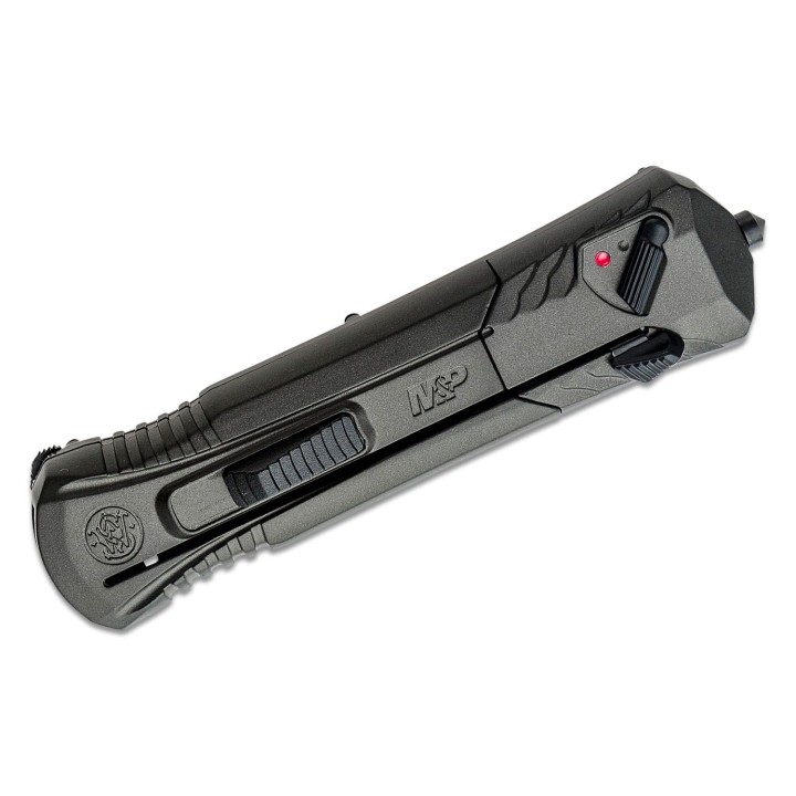 Couteau Automatique OTF Smith&Wesson M&P Lame Acier AUS-8 Dague Manche Alu SW1160824 - Livraison Gratuite