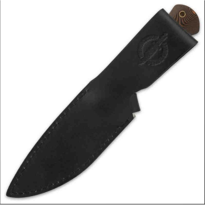 Couteau Gil Hibben Tundra Bushcraft Lame Acier 420HC Manche G10 Etui Cuir GH5110 - Livraison Gratuite