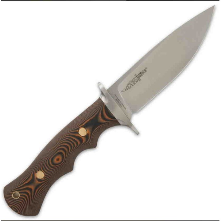 Couteau Gil Hibben Tundra Bushcraft Lame Acier 420HC Manche G10 Etui Cuir GH5110 - Livraison Gratuite