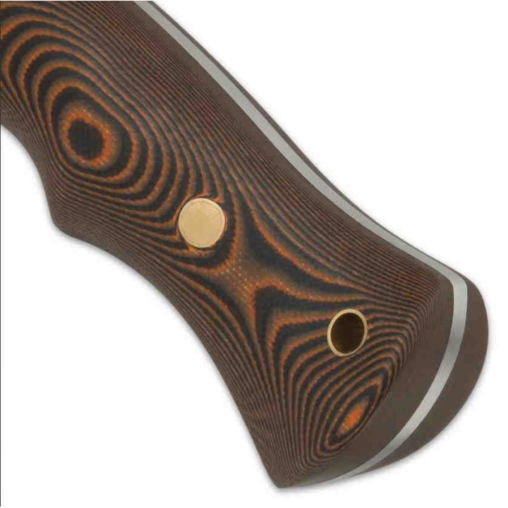 Couteau Gil Hibben Tundra Bushcraft Lame Acier 420HC Manche G10 Etui Cuir GH5110 - Livraison Gratuite