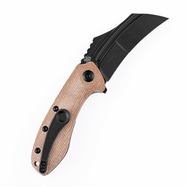 Couteau Kansept KTC3 Brown Manche Micarta Lame Acier 154CM Linerlock Clip KT1031B2 - Livraison Gratuite
