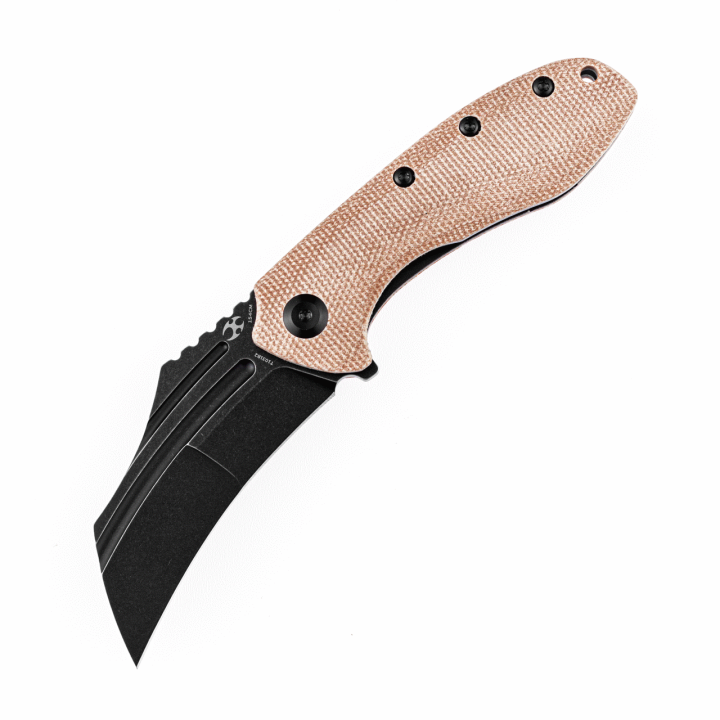 Couteau Kansept KTC3 Brown Manche Micarta Lame Acier 154CM Linerlock Clip KT1031B2 - Livraison Gratuite