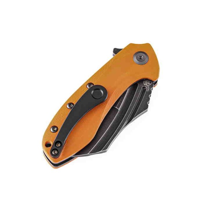 Couteau Kansept KTC3 Orange Manche G10 Lame Acier 154CM Linerlock Clip KT1031A4 - Livraison Gratuite