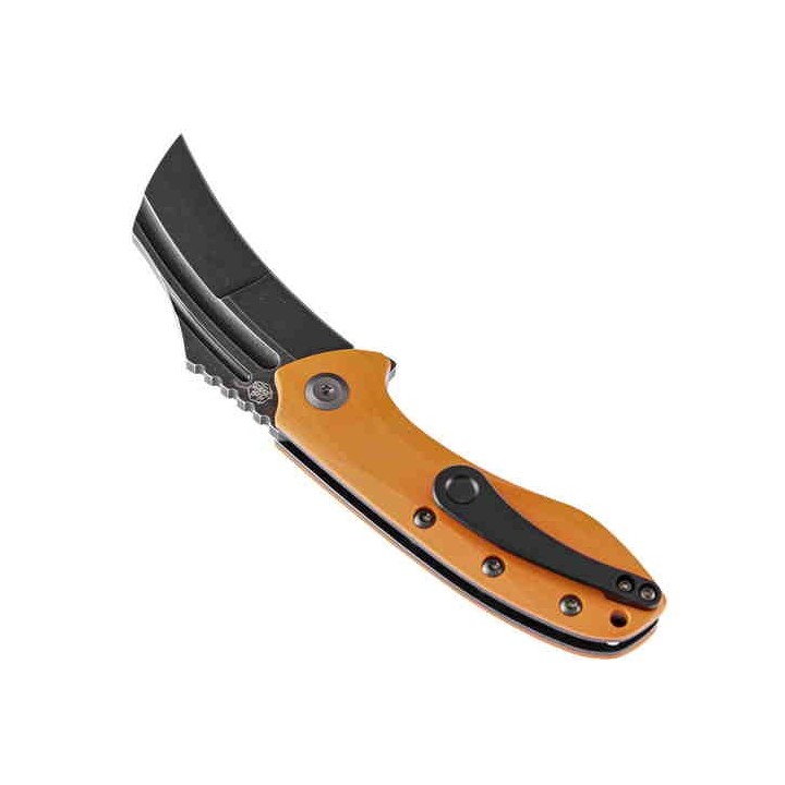 Couteau Kansept KTC3 Orange Manche G10 Lame Acier 154CM Linerlock Clip KT1031A4 - Livraison Gratuite