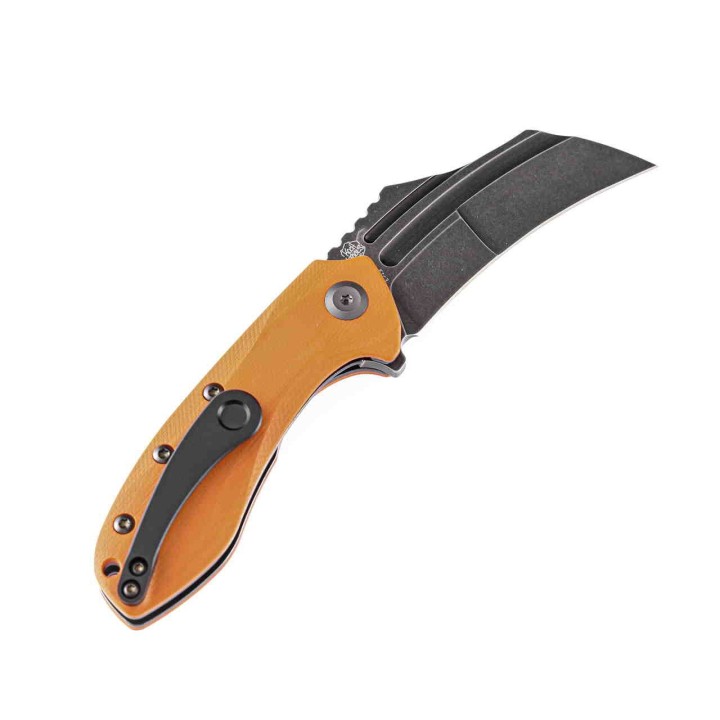 Couteau Kansept KTC3 Orange Manche G10 Lame Acier 154CM Linerlock Clip KT1031A4 - Livraison Gratuite