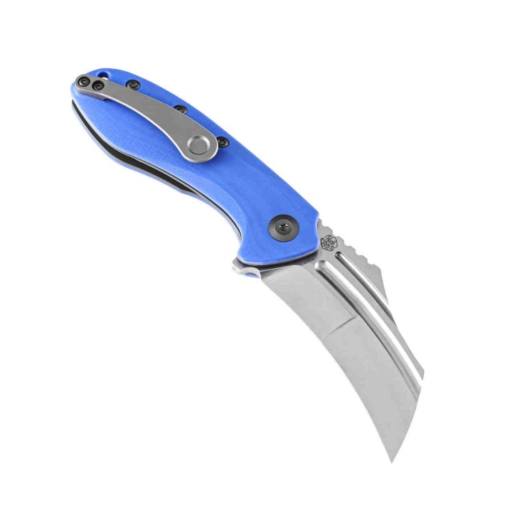 Couteau Kansept KTC3 Dark Blue Manche G10 Lame Acier 154CM Linerlock Clip KT1031A3 - Livraison Gratuite