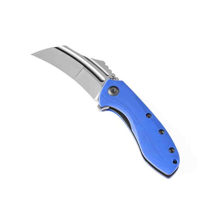 Couteau Kansept KTC3 Dark Blue Manche G10 Lame Acier 154CM Linerlock Clip KT1031A3 - Livraison Gratuite
