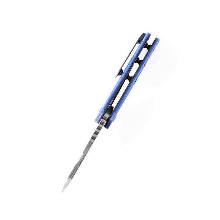 Couteau Kansept KTC3 Dark Blue Manche G10 Lame Acier 154CM Linerlock Clip KT1031A3 - Livraison Gratuite