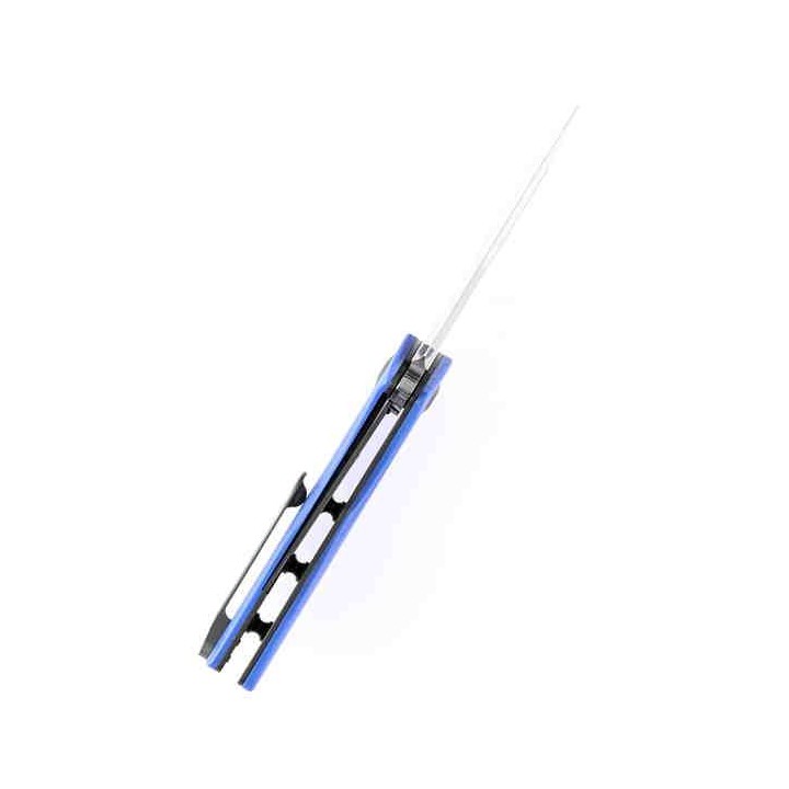 Couteau Kansept KTC3 Dark Blue Manche G10 Lame Acier 154CM Linerlock Clip KT1031A3 - Livraison Gratuite