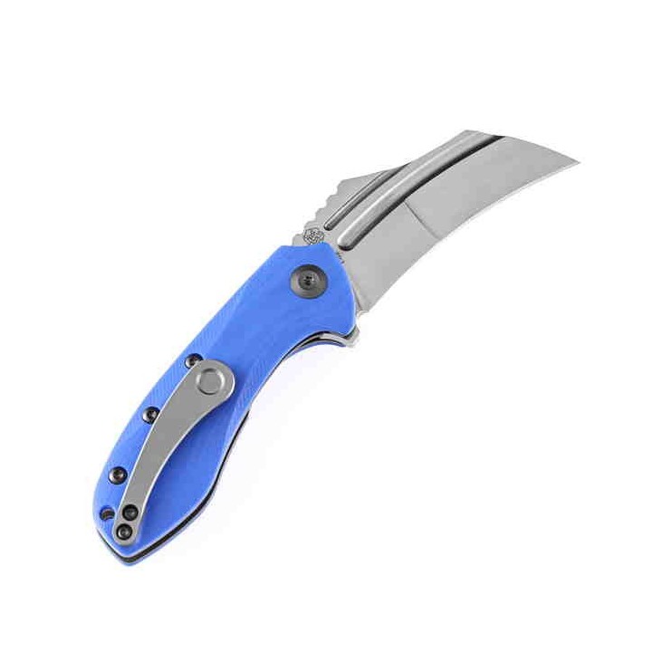 Couteau Kansept KTC3 Dark Blue Manche G10 Lame Acier 154CM Linerlock Clip KT1031A3 - Livraison Gratuite