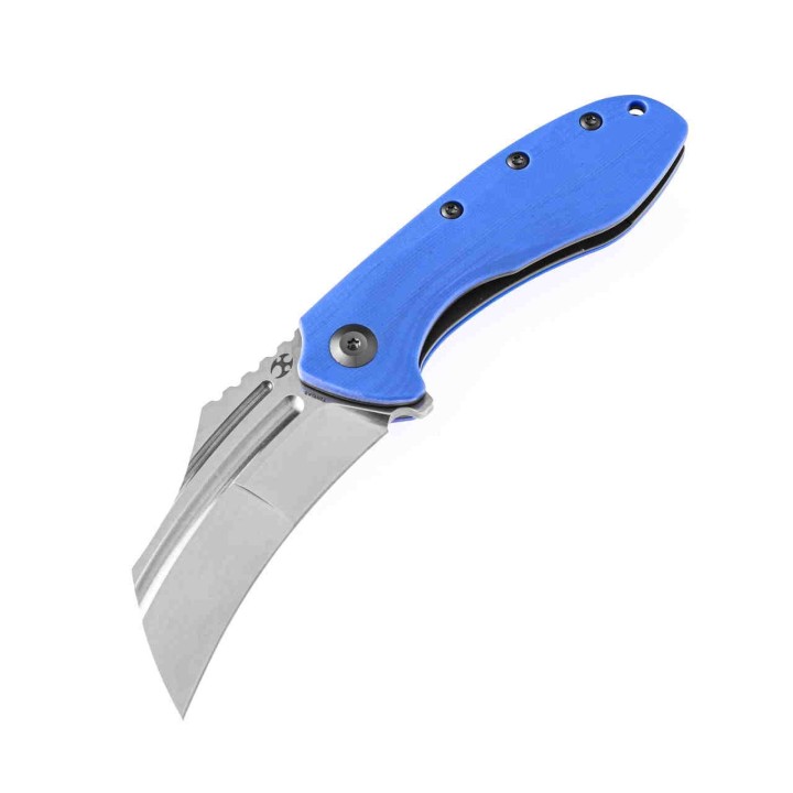 Couteau Kansept KTC3 Dark Blue Manche G10 Lame Acier 154CM Linerlock Clip KT1031A3 - Livraison Gratuite